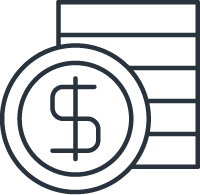 dollar icon signifying your savings due to property management