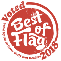 Bagde indicating that Homevault was voted 'Best in Flagstaff Property Management in 2018